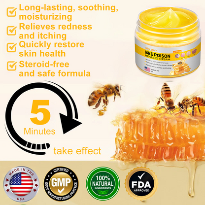 NESLEMY™ Bee Venom Skin Cream（👨‍⚕BAD Recommended),for Remove Warts, Acne and Scars